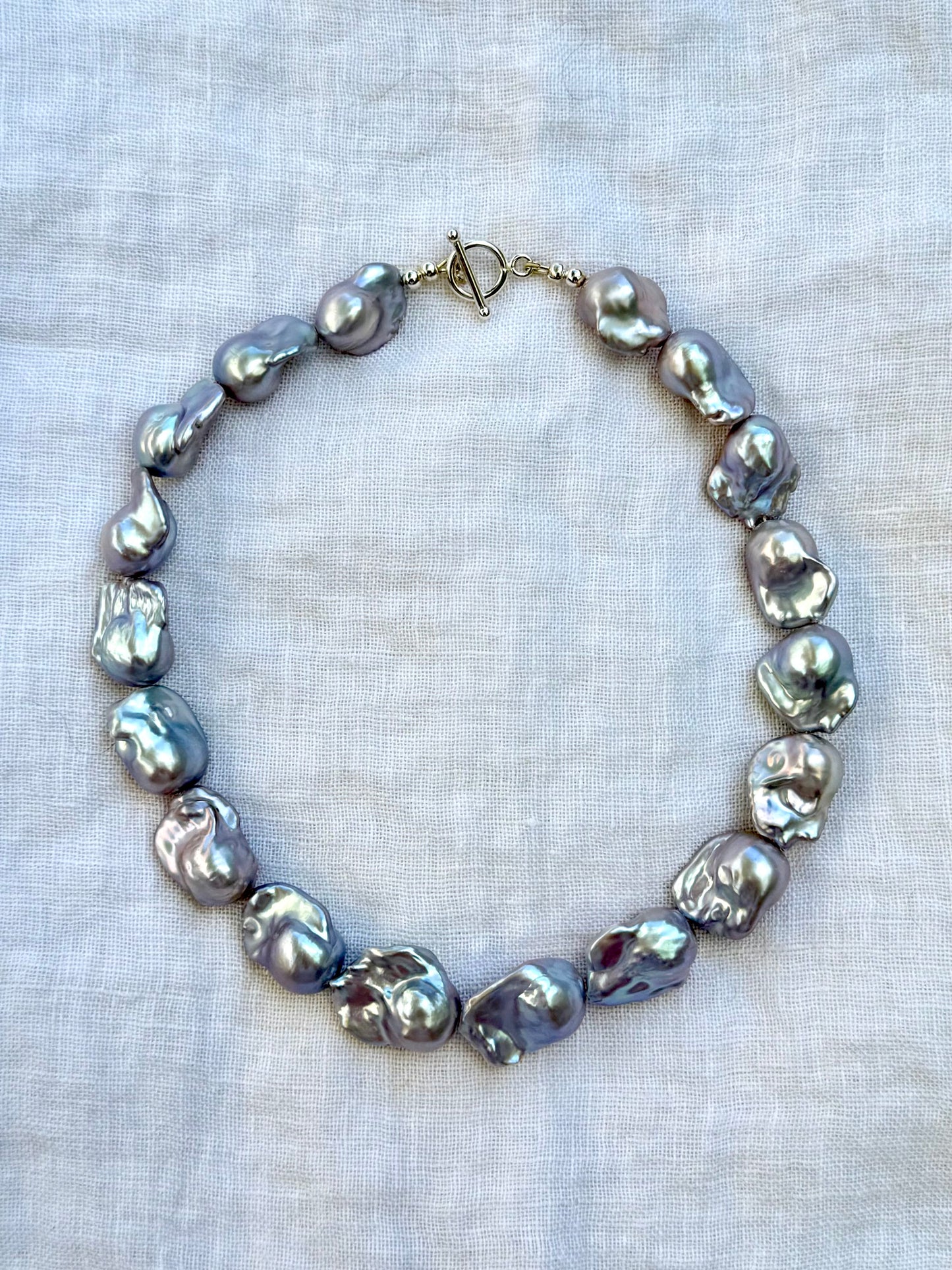 Silver Baroque Pearls