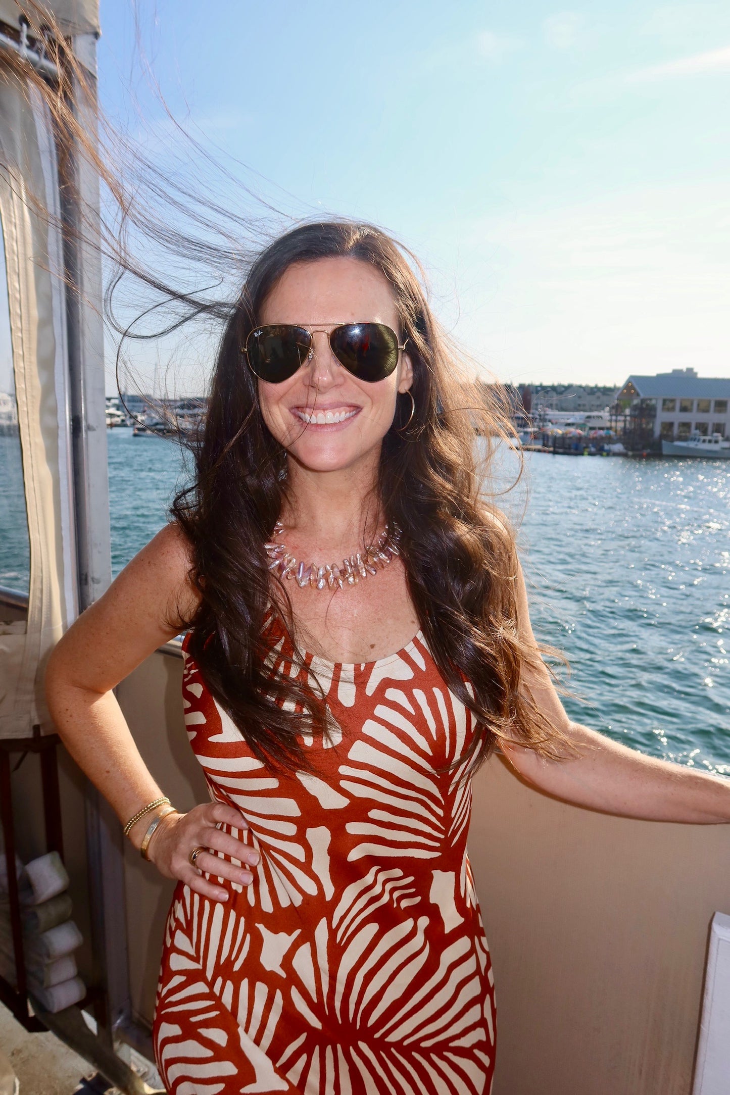 The Hillary Necklace in Pink