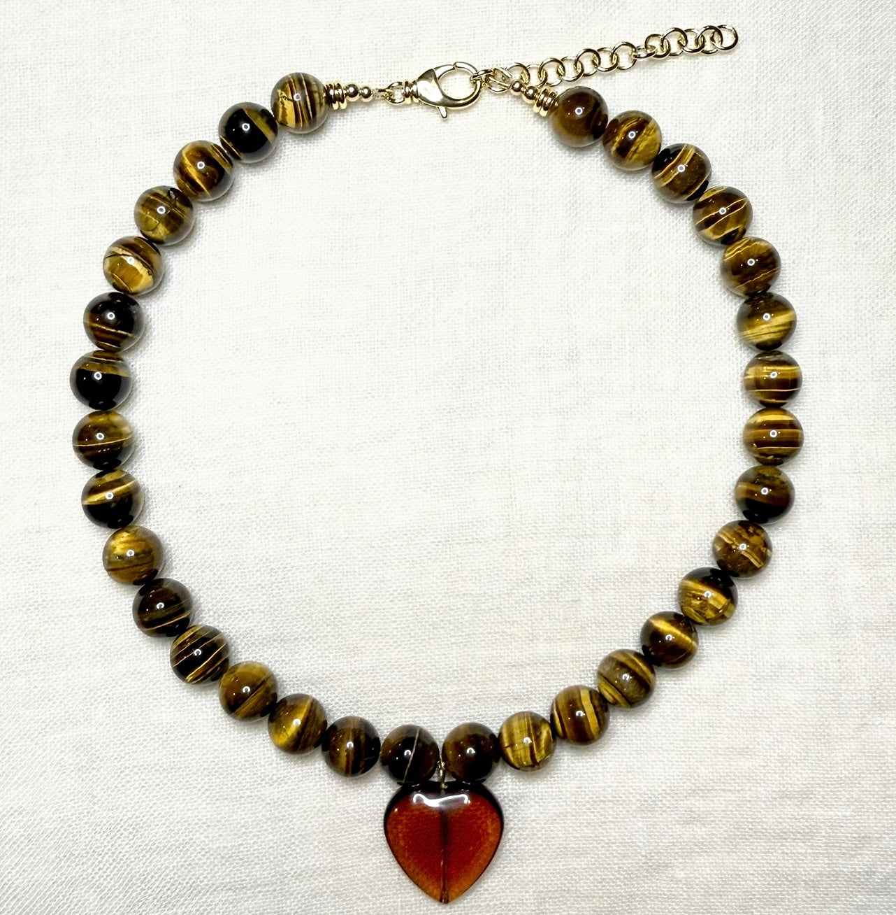 The Frances Necklace - Tigers Eye