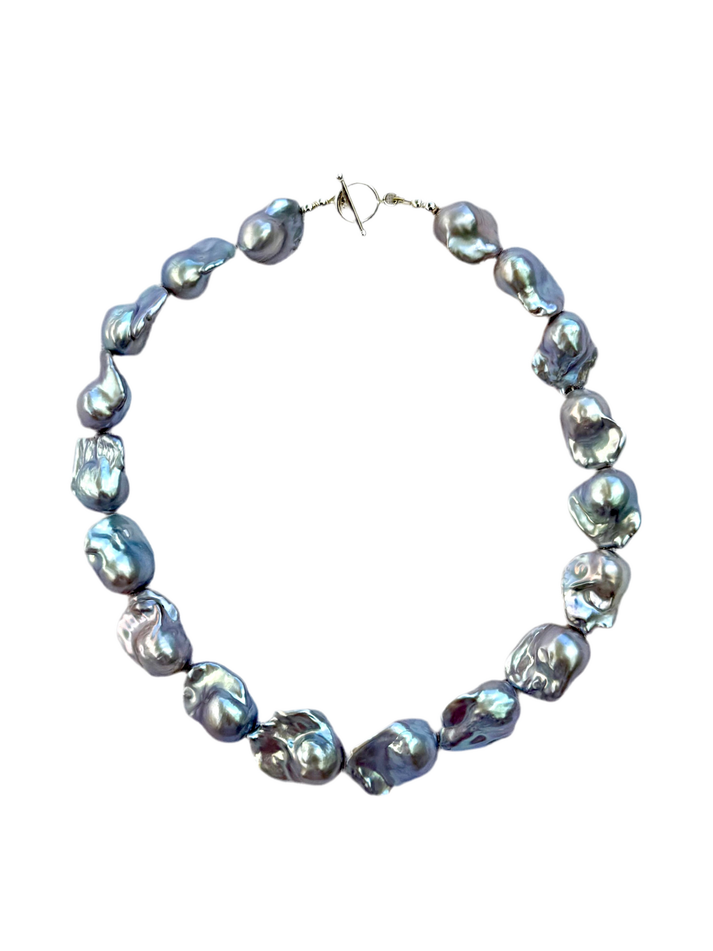 Silver Baroque Pearls