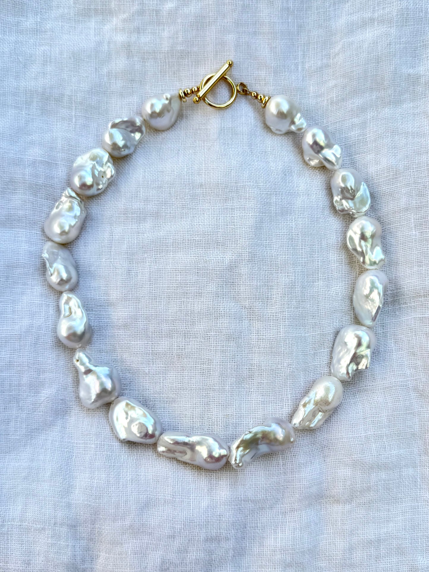 White Baroque Pearls