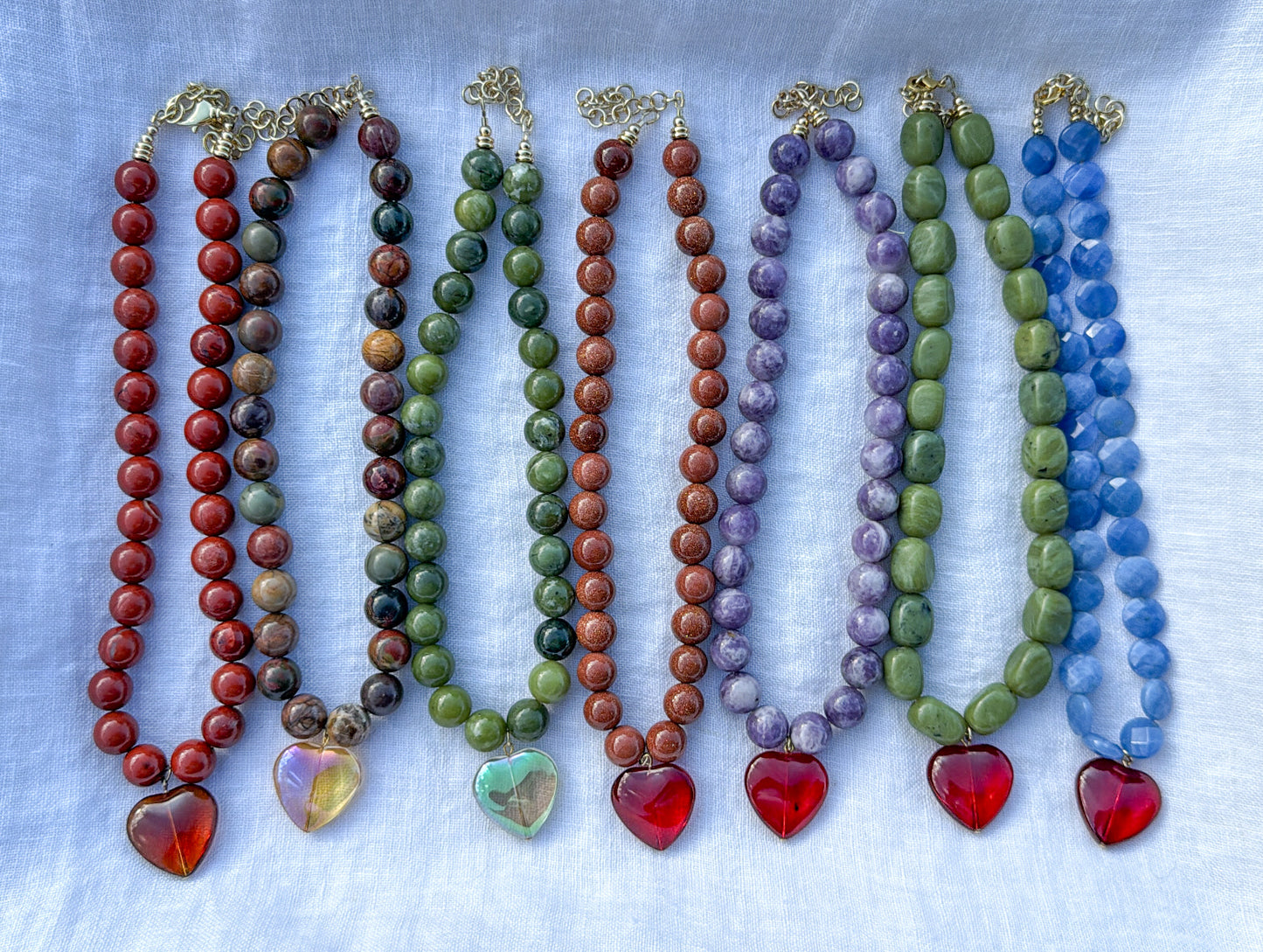 The Frances Necklace - Jade Nugget