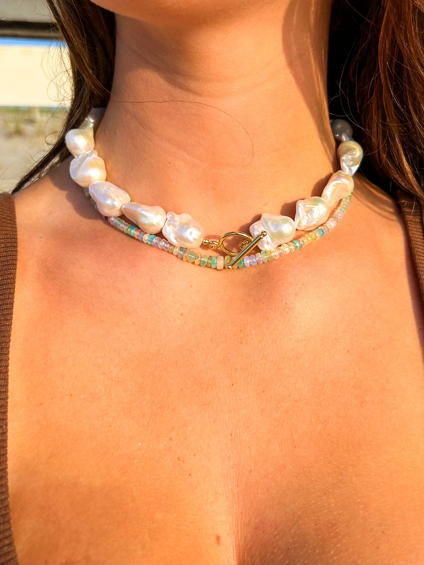 White Baroque Pearls