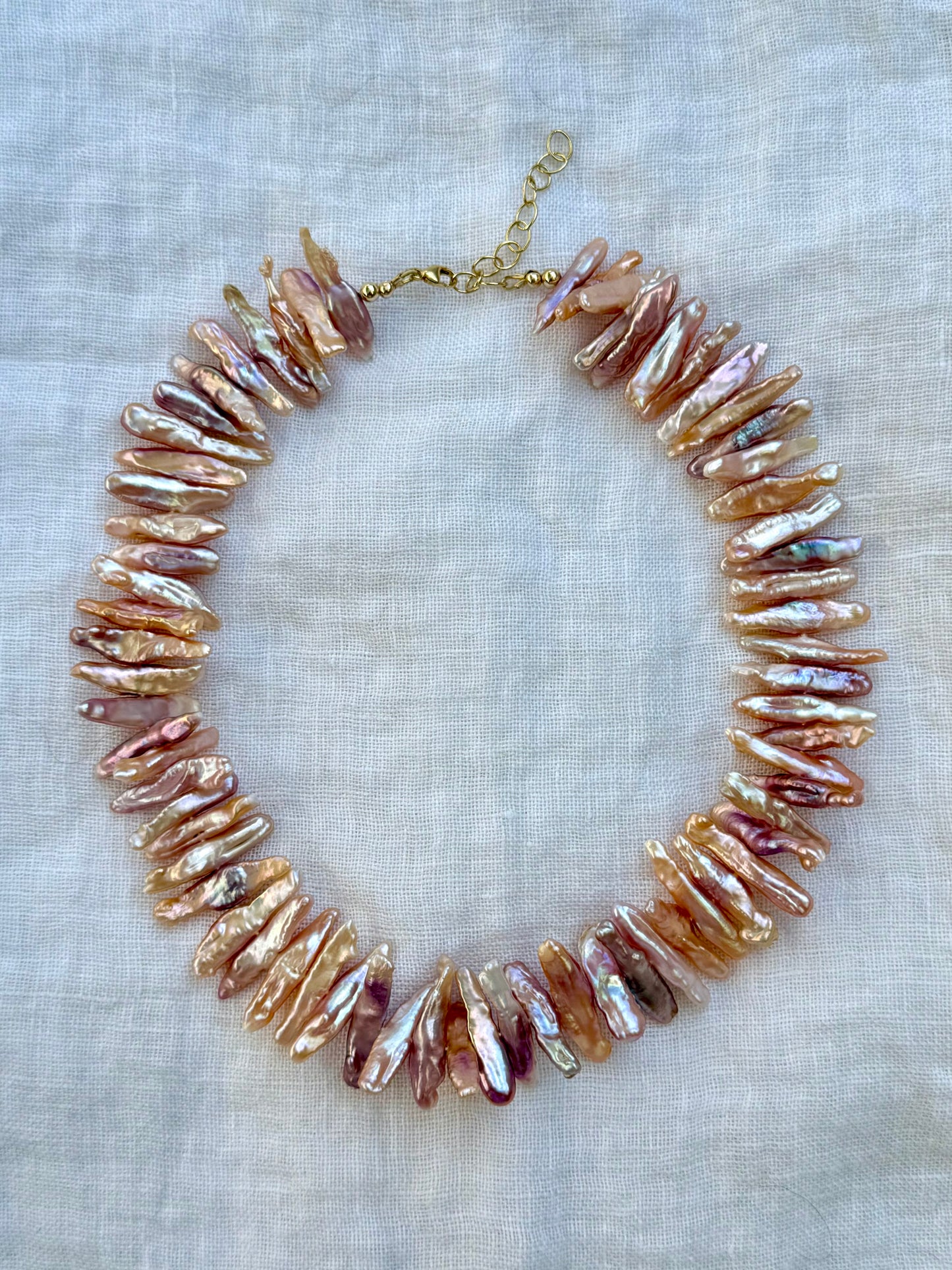 The Hillary Necklace in Pink