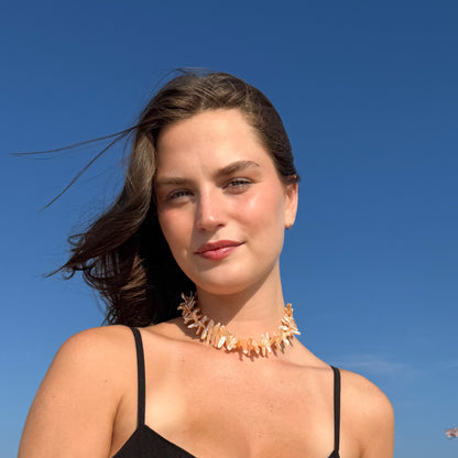 The Hillary Necklace in Yellow