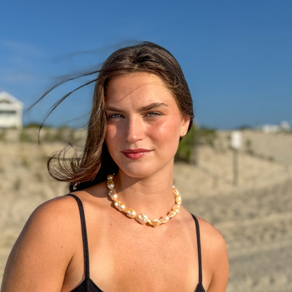 Golden Baroque Pearls