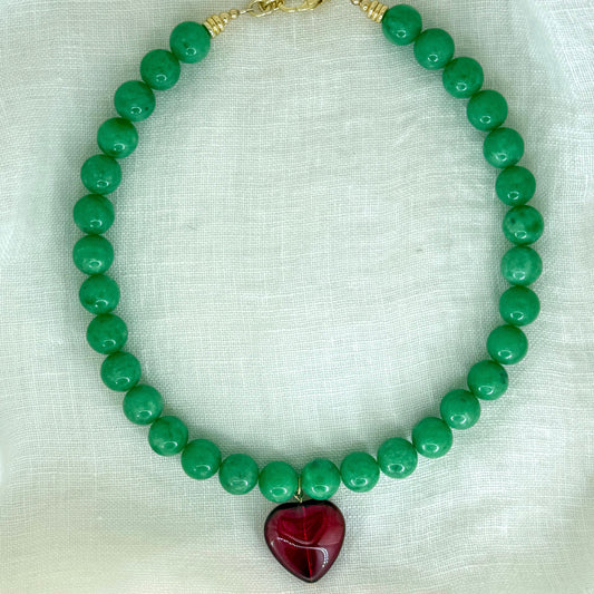 The Frances Necklace - Green
