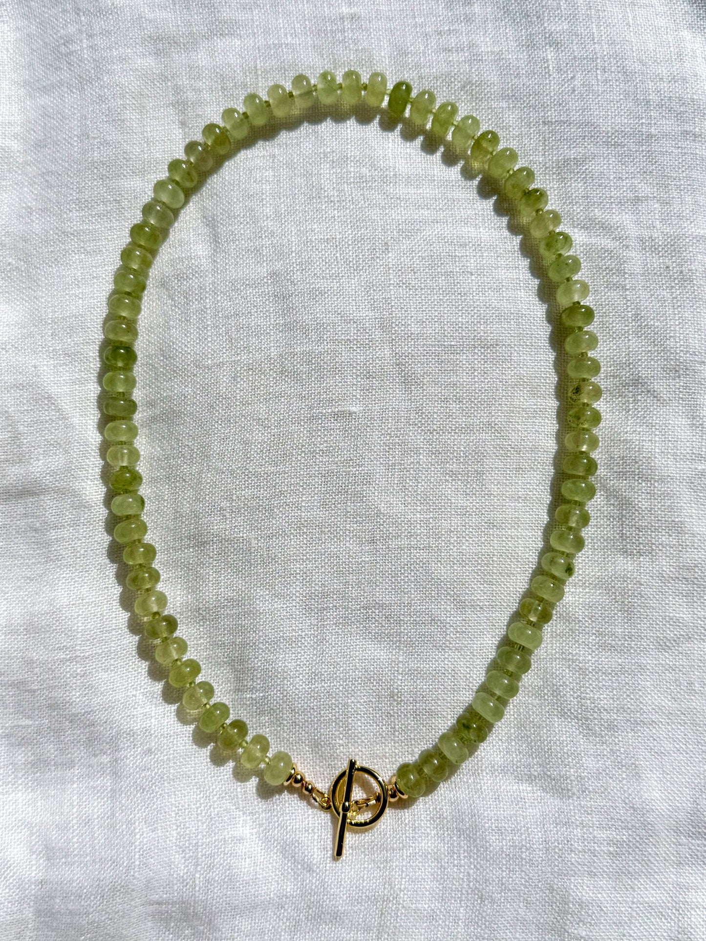 The Aura Necklace - Celery