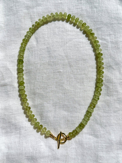 The Aura Necklace - Celery