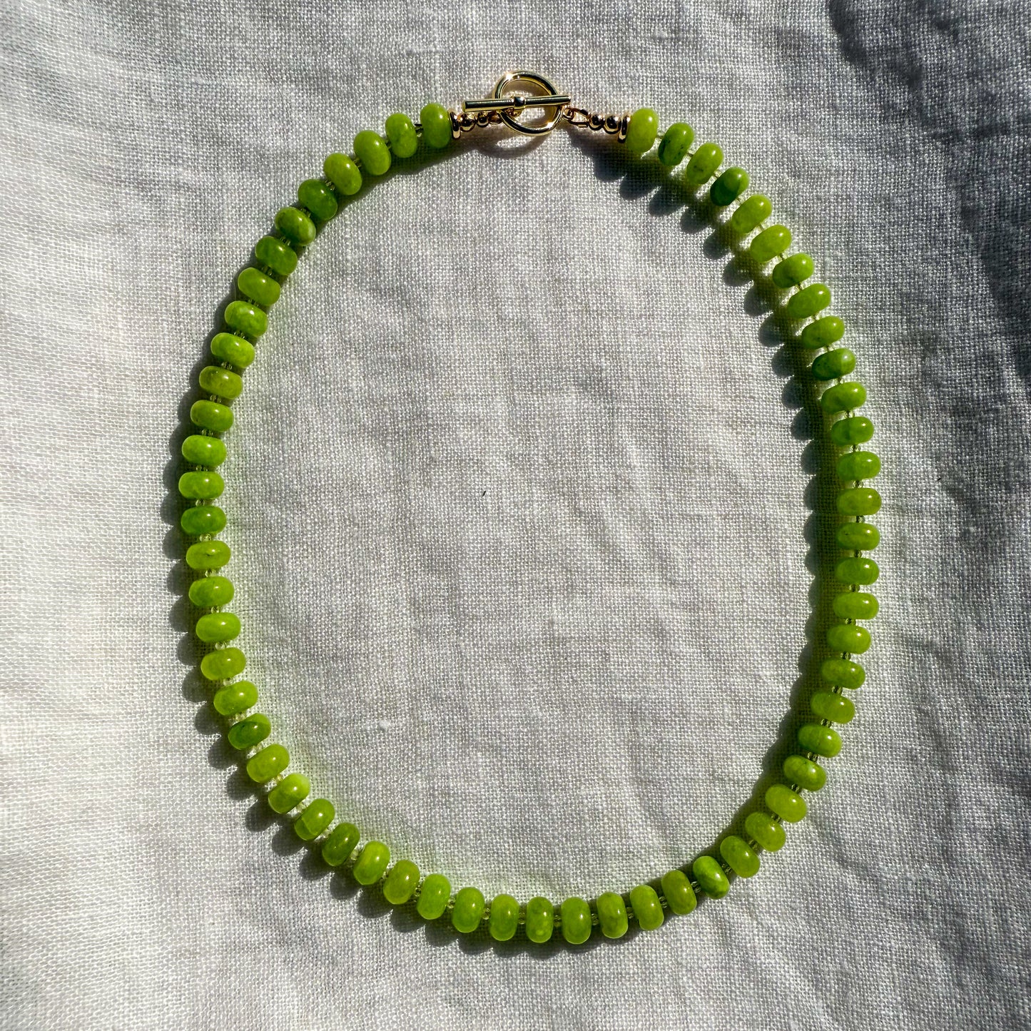 The Aura Necklace - Lime