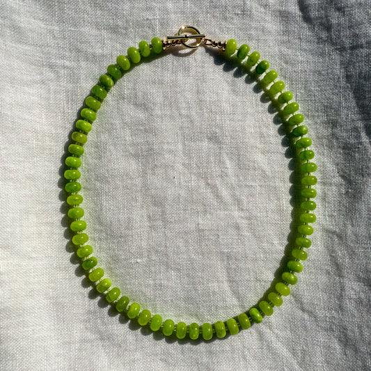 The Aura Necklace - Lime