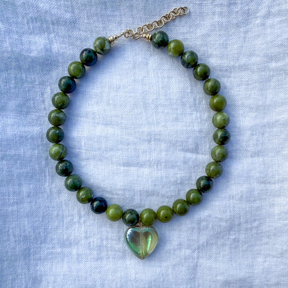 The Frances Necklace - Jade