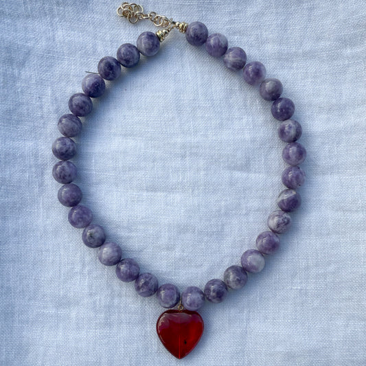 The Frances Necklace - Purple