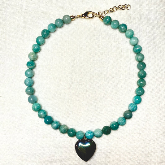 The Frances Necklace - Amazonite