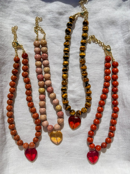 The Frances Necklace - Tigers Eye