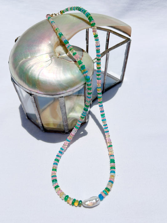 Party Opal Necklace