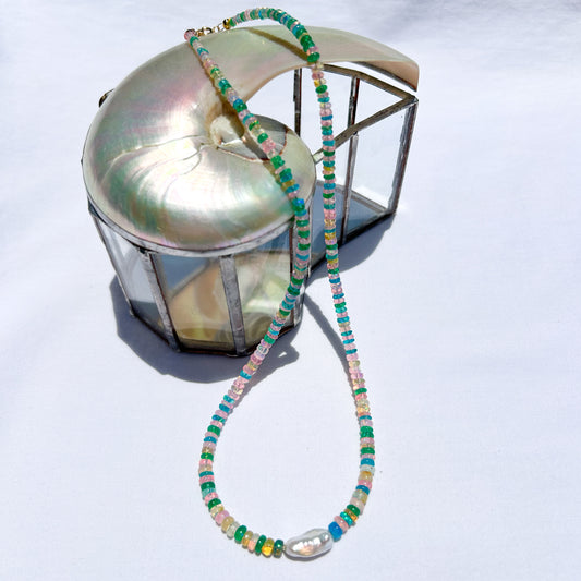 Party Opal Necklace